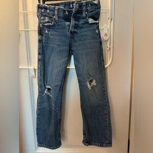 GAP Distressed High Rise Loose Jeans Size 6
